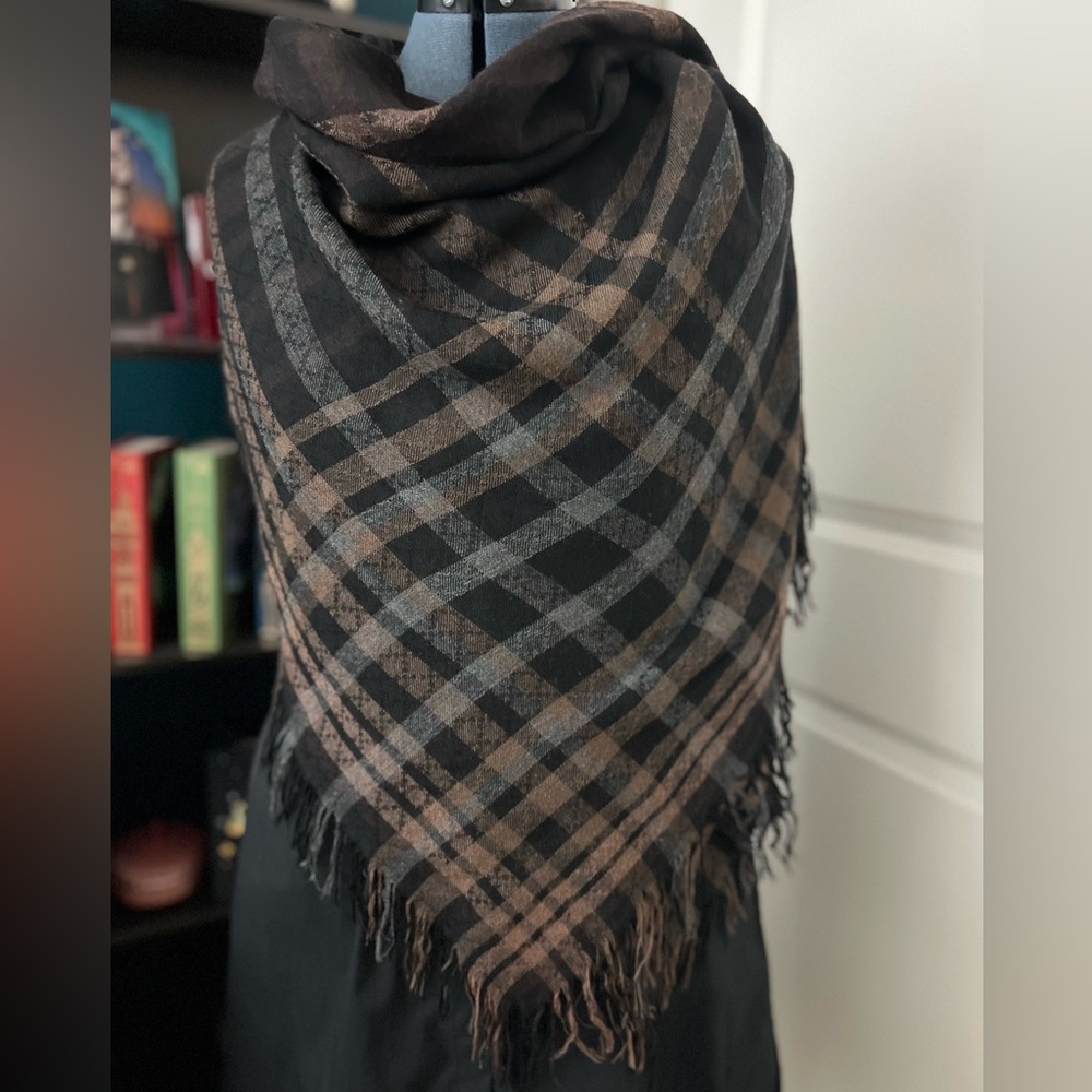 GUCCI Wool/Silk Scarf 50”x50”